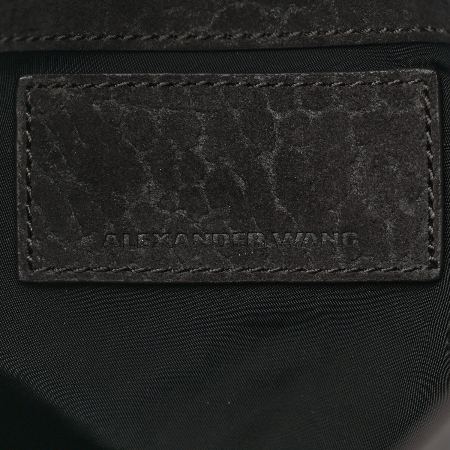 Alexander Wang Suede Morgan Hobo Black Silver Hardware 6 of 9