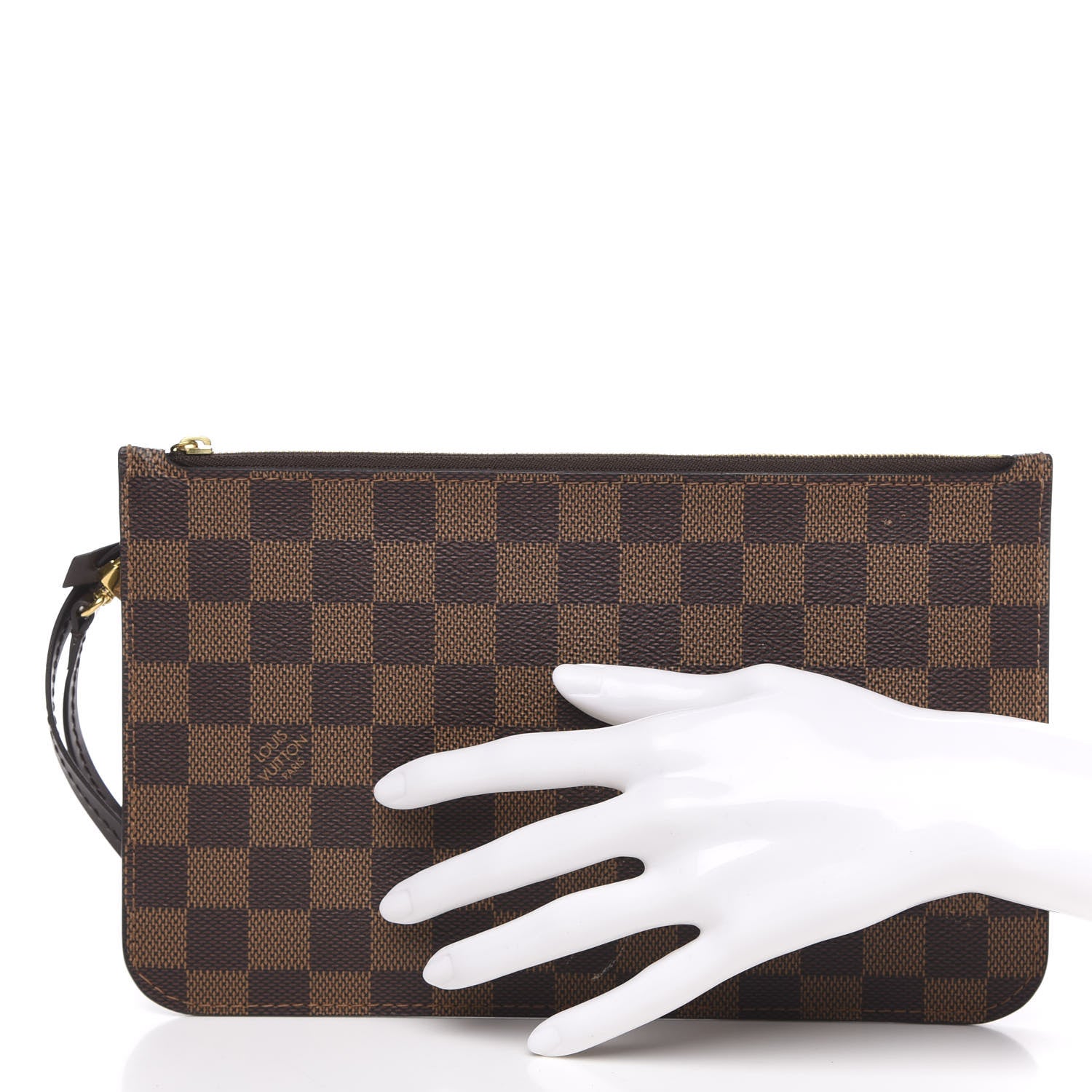 Louis Vuitton Damier Ebene Neverfull MM GM Pochette 2 of 12