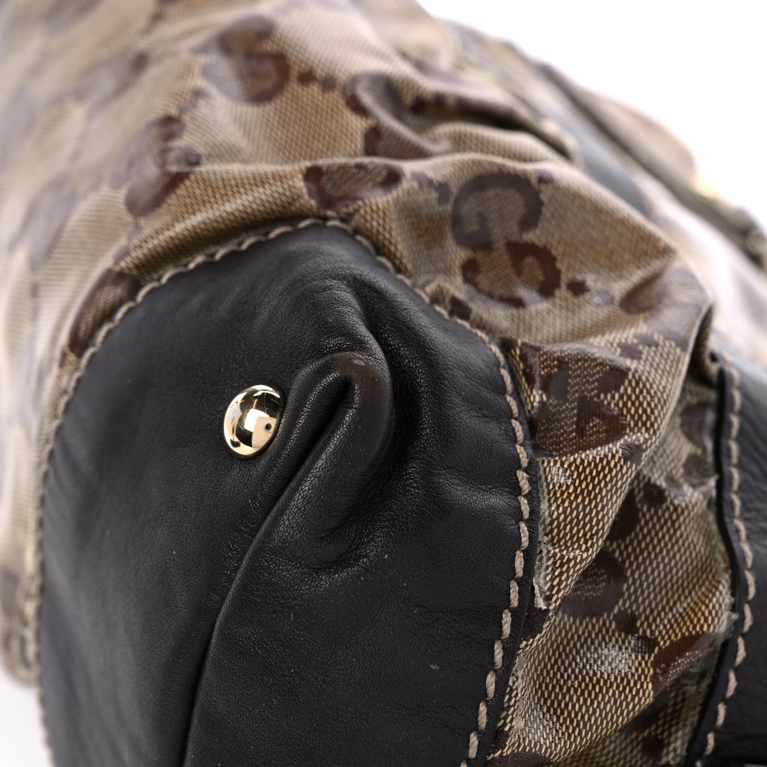 Gucci Crystal Monogram Medium Mix Dark Brown 8 of 20