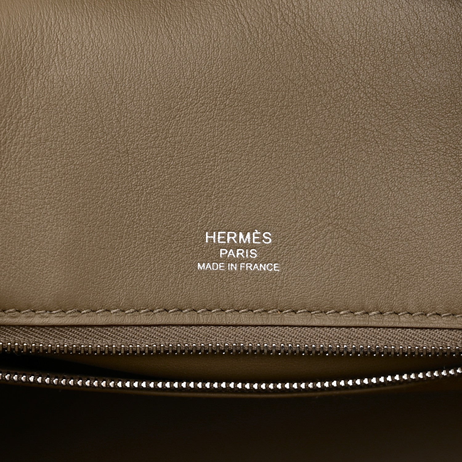 Hermes Veau Doblis Swift Grizzly Birkin 25 Etoupe 6 of 12
