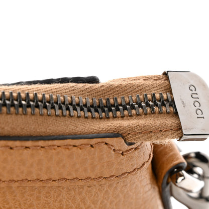 Gucci Pebbled Calfskin Medium GG Convertible Dome Satchel Beige 11 of 13