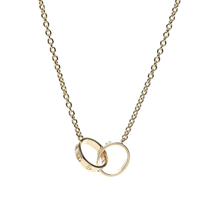 Cartier 18K Yellow Gold Interlocking LOVE Necklace 5 of 8
