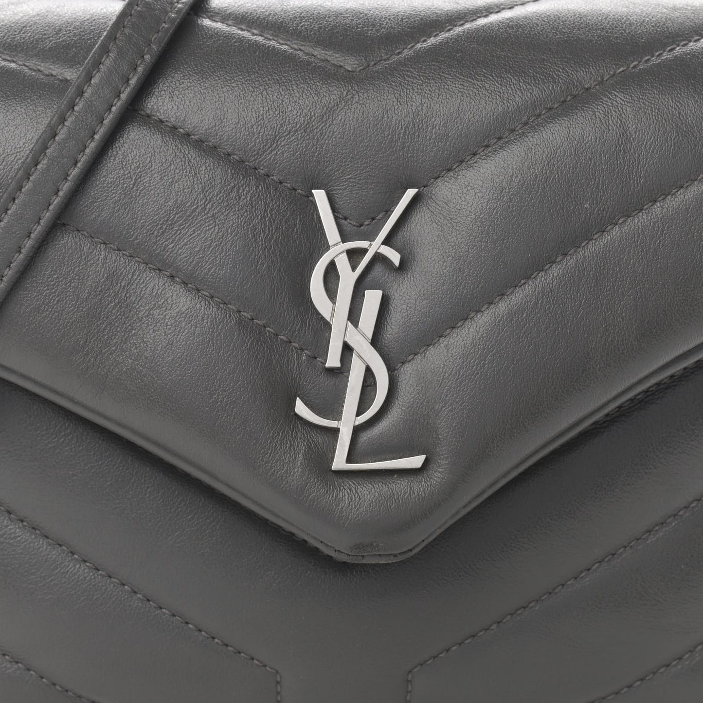 Calfskin Y Quilted Monogram Toy Loulou Crossbody Bag Storm