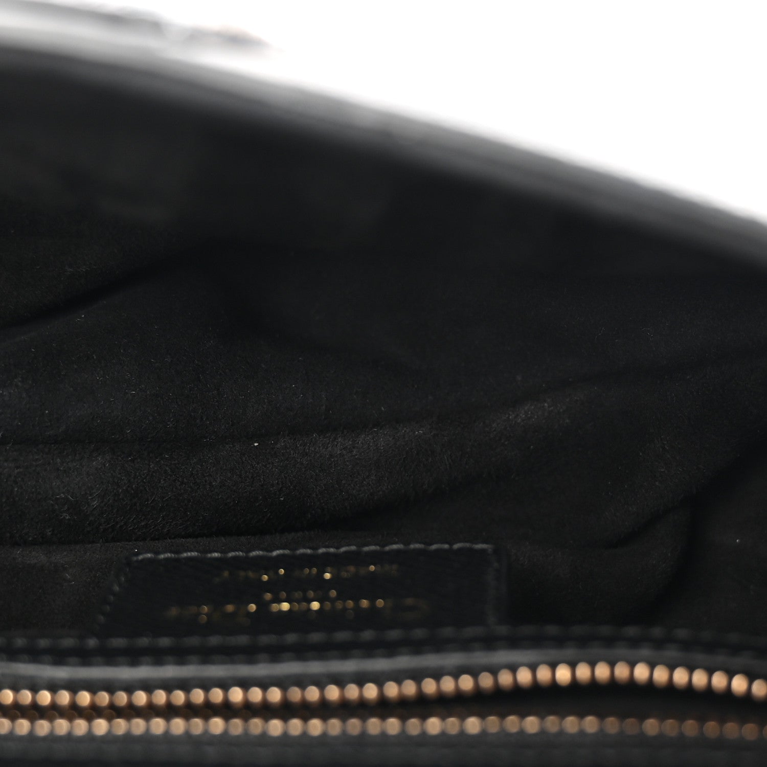 Christian Dior Grained Calfskin Saddle Bag With Strap Black 5 of 10
