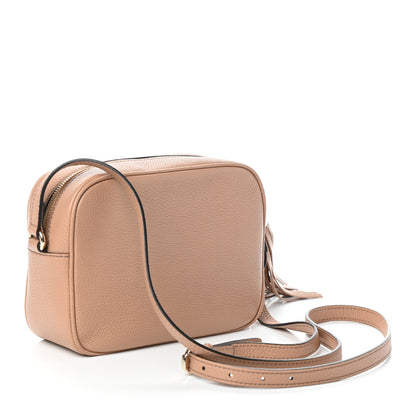 Gucci Pebbled Calfskin Small Soho Disco Bag Camelia 3 of 9