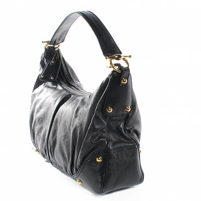 Gucci Leather Medium Jockey Hobo Black 7 of 9