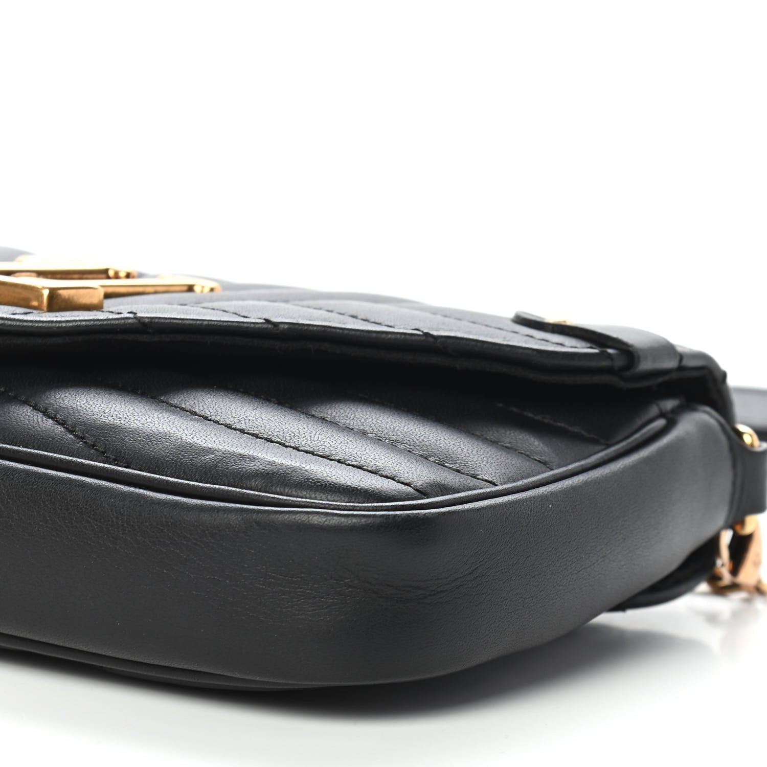 Louis Vuitton Calfskin New Wave Chain Pochette Black 8 of 8