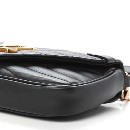 Louis Vuitton Calfskin New Wave Chain Pochette Black 8 of 8