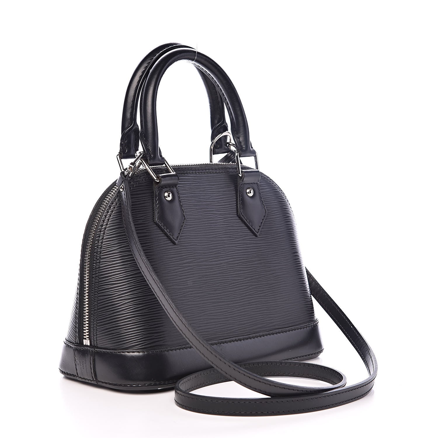 Louis Vuitton Epi Alma BB Black 3 of 9