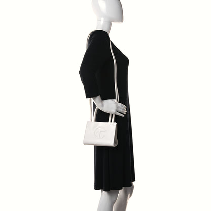 Telfar Vegan Leather Small Shopping Bag White 2 of 9