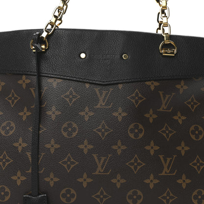 Louis Vuitton Monogram Pallas Shopper Black 7 of 9