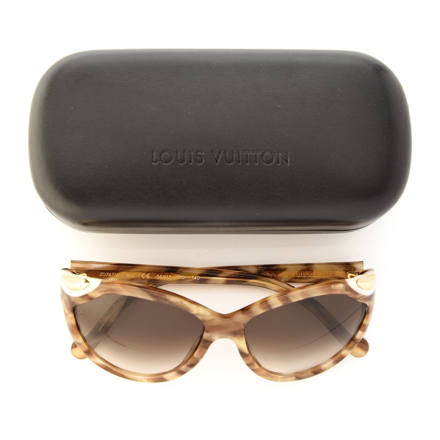 Louis Vuitton Ivy Cat Sunglasses Z0747W Honey Tortoise 10 of 10