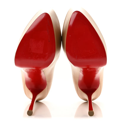 Christian Louboutin Kid Dolly 160 Pumps 38.5 Nude 6 of 9