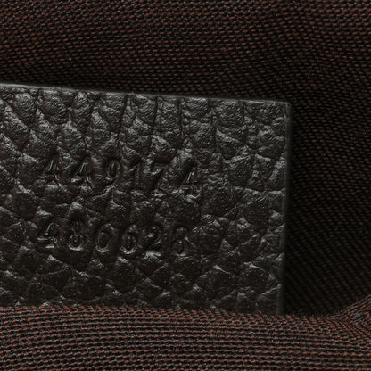 Gucci Monogram Dollar Calfskin Belt Bag Beige Ebony Testa di Moro Marrone Scuro 7 of 10