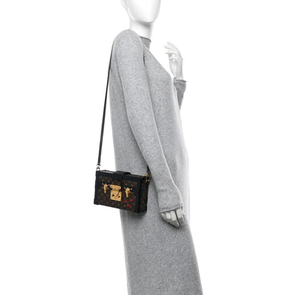 Louis Vuitton Monogram Petite Malle Black 2 of 12