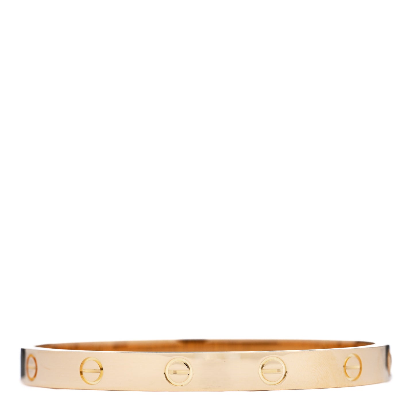 18K Yellow Gold LOVE Bracelet 17