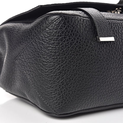 Proenza Schouler Pebbled Calfskin Double Sided PS Courier Bag Black 9 of 9