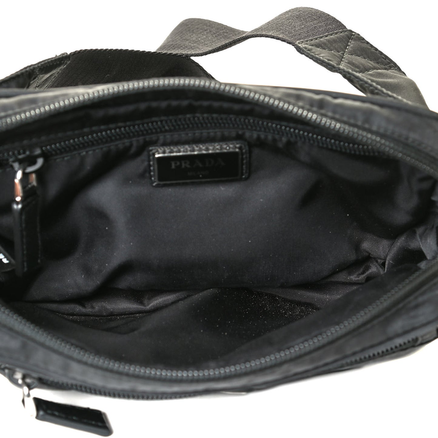 Tessuto Nylon Belt Bag Black
