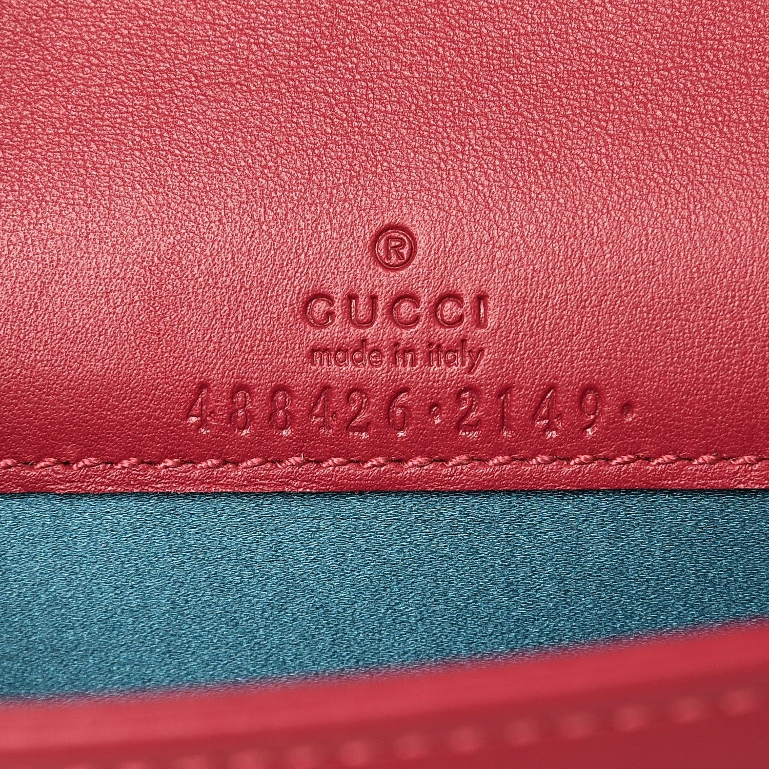 Gucci Velvet Matelasse Love Embroidered GG Marmont Mini Bag Light Raspberry Rose 6 of 7