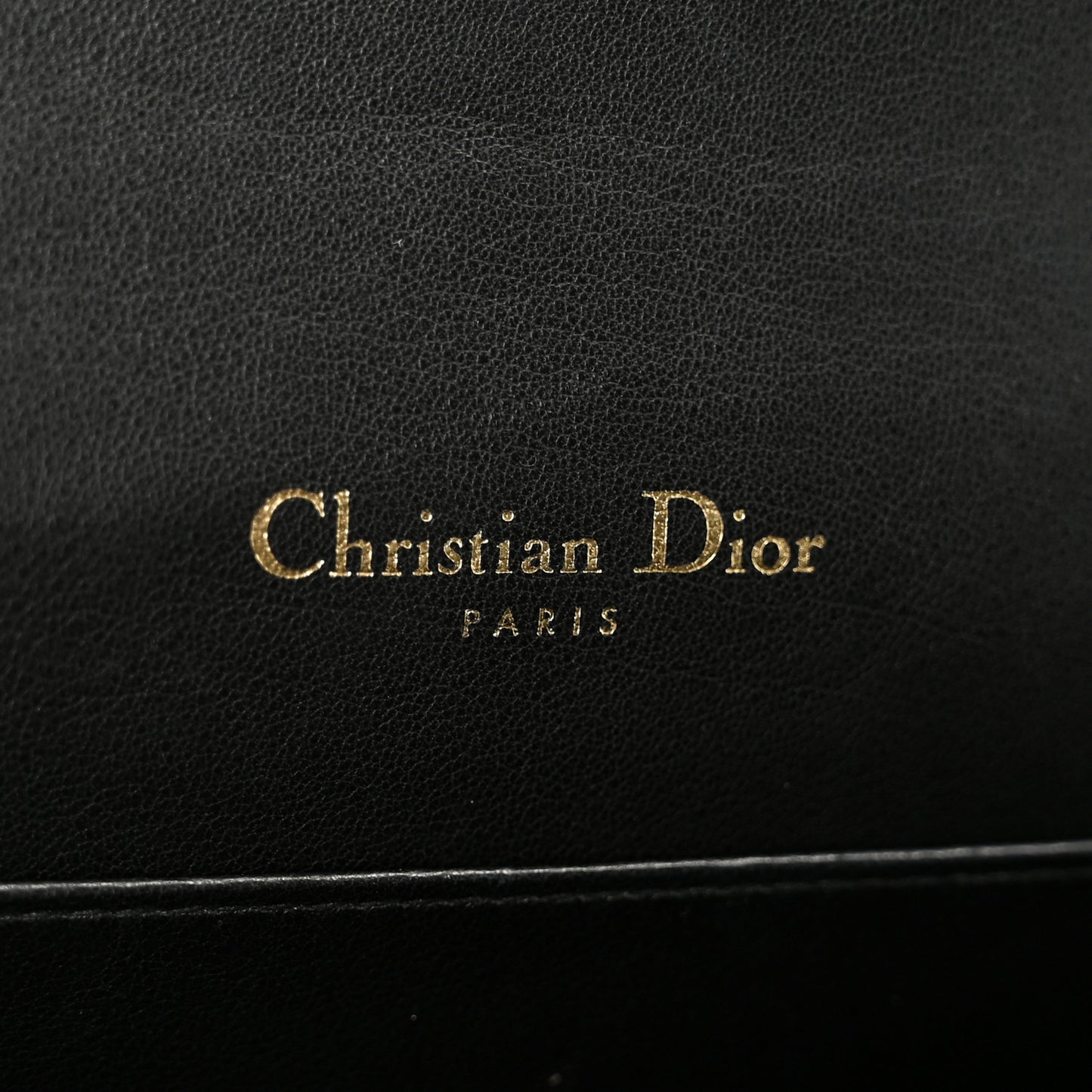 Patent Cannage Lady Dior Convertible Clutch Black