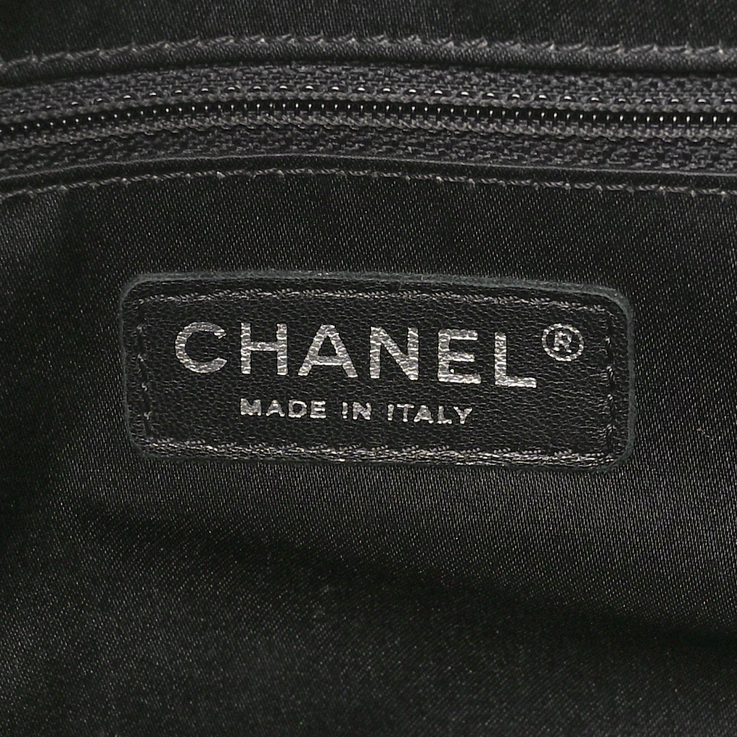 Chanel Caviar Quilted XL Grand Shopping Tote GST Black 6 of 11