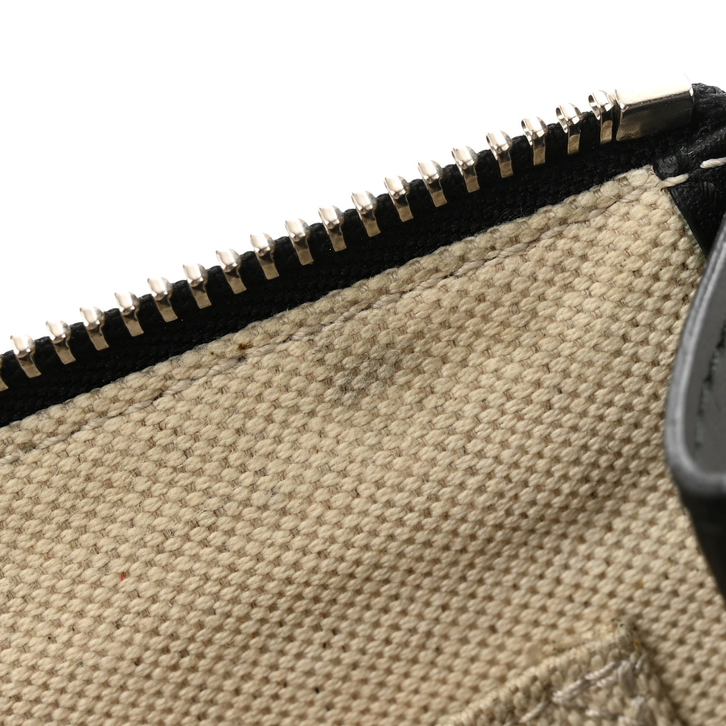 GG Supreme Monogram Kingsnake Zip Wristlet Pouch Beige Black