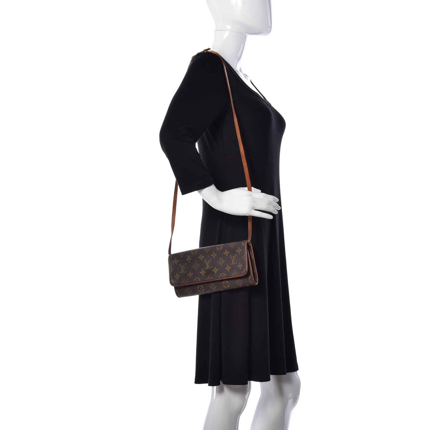 Louis Vuitton Monogram Pochette Twin GM 2 of 12