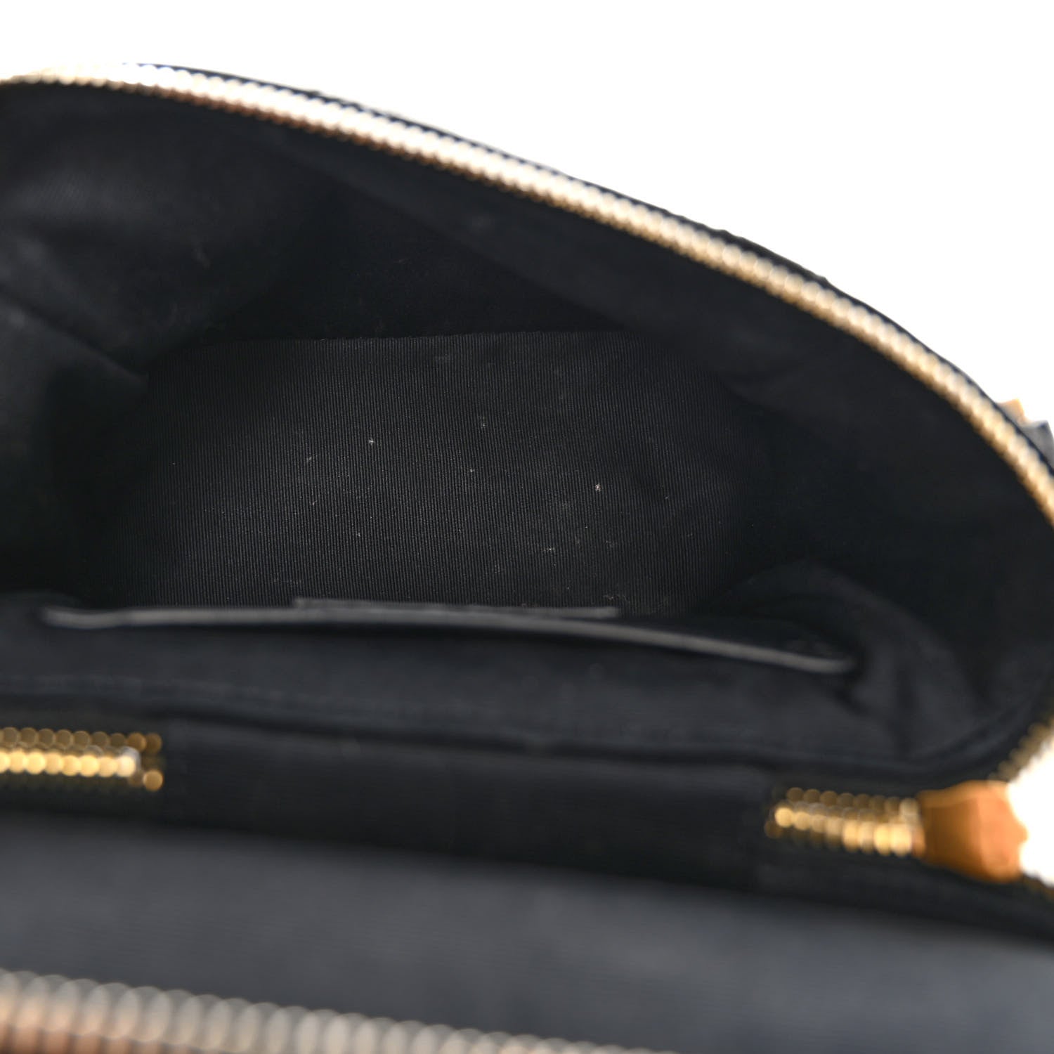 Saint Laurent Grain de Poudre Quilted 80's Vanity Bag Black 5 of 9