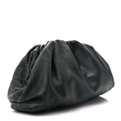 Bottega Veneta Smooth Butter Calf The Pouch Oversized Clutch Black 3 of 11