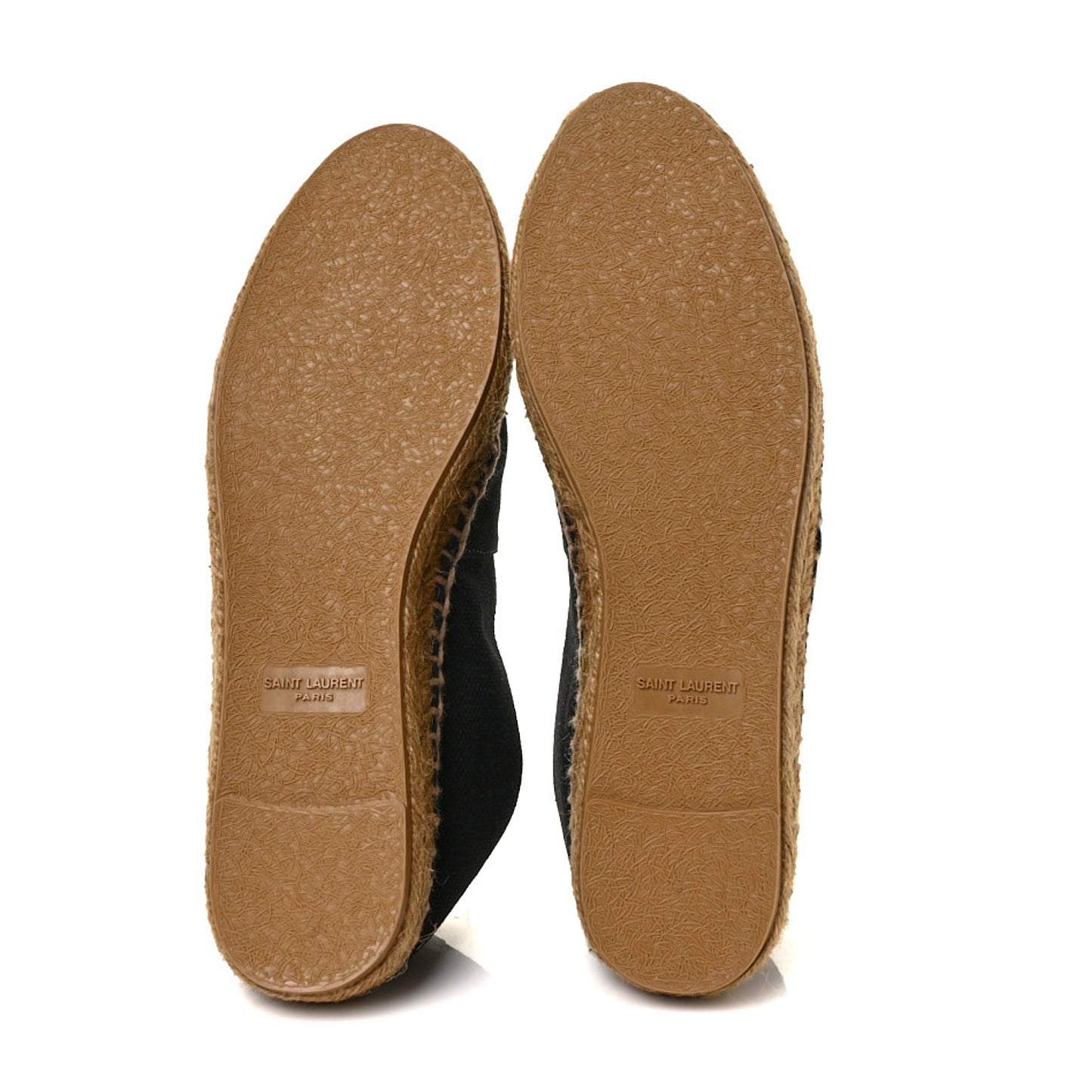 Canvas Nappa Elba Light Logo Embroidered Espadrilles 37 Black