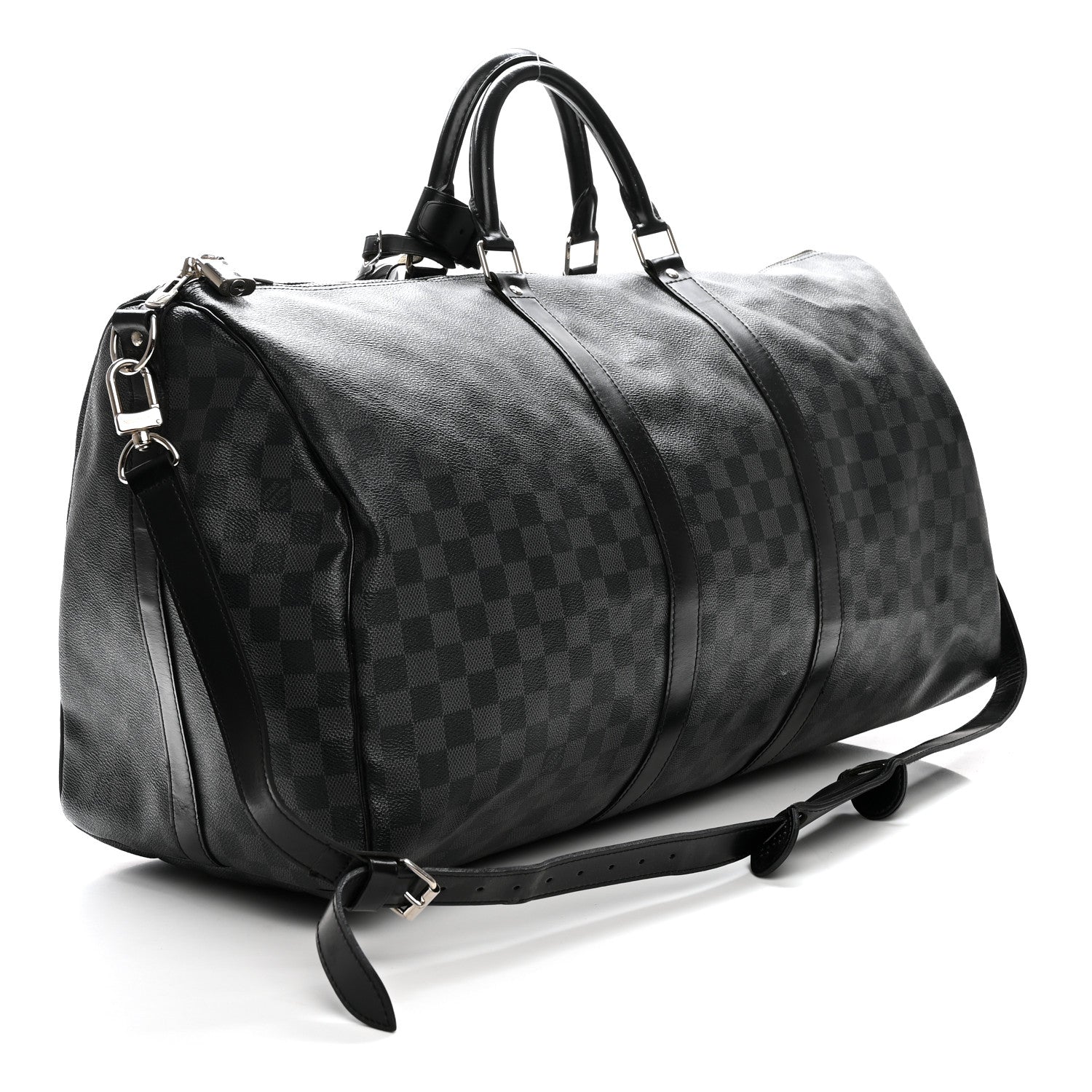 Louis Vuitton Damier Graphite Keepall Bandouliere 55 2 of 18