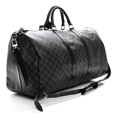 Louis Vuitton Damier Graphite Keepall Bandouliere 55 2 of 18