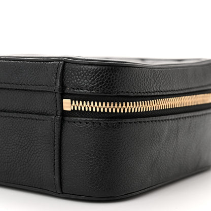 Chanel Caviar Quilted Medium CC Filigree Vanity Case Black 10 of 12