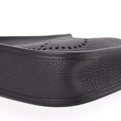 Hermes Taurillon Clemence Evelyne TPM Black 6 of 11