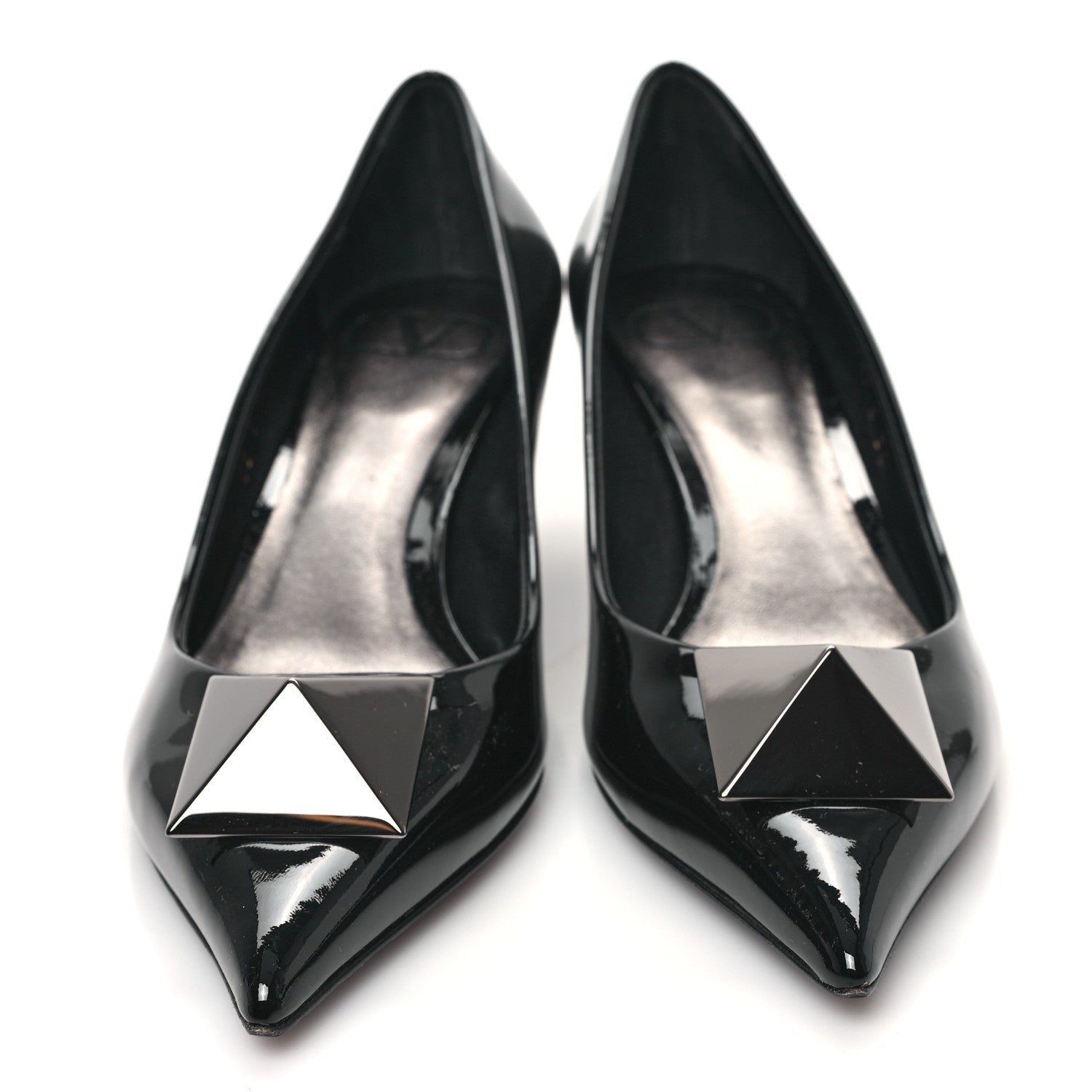 Valentino Garavani Patent One Stud 55mm Pumps 36 Black 2 of 10