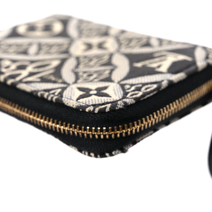 Louis Vuitton Jacquard Since 1854 Zippy Coin Purse Grey 10 of 16