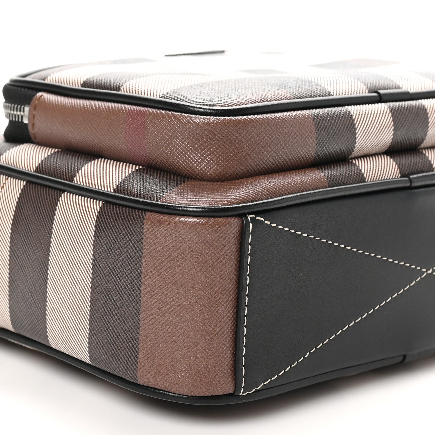 Burberry Canvas Check Paddy Messenger Birch Brown 8 of 9