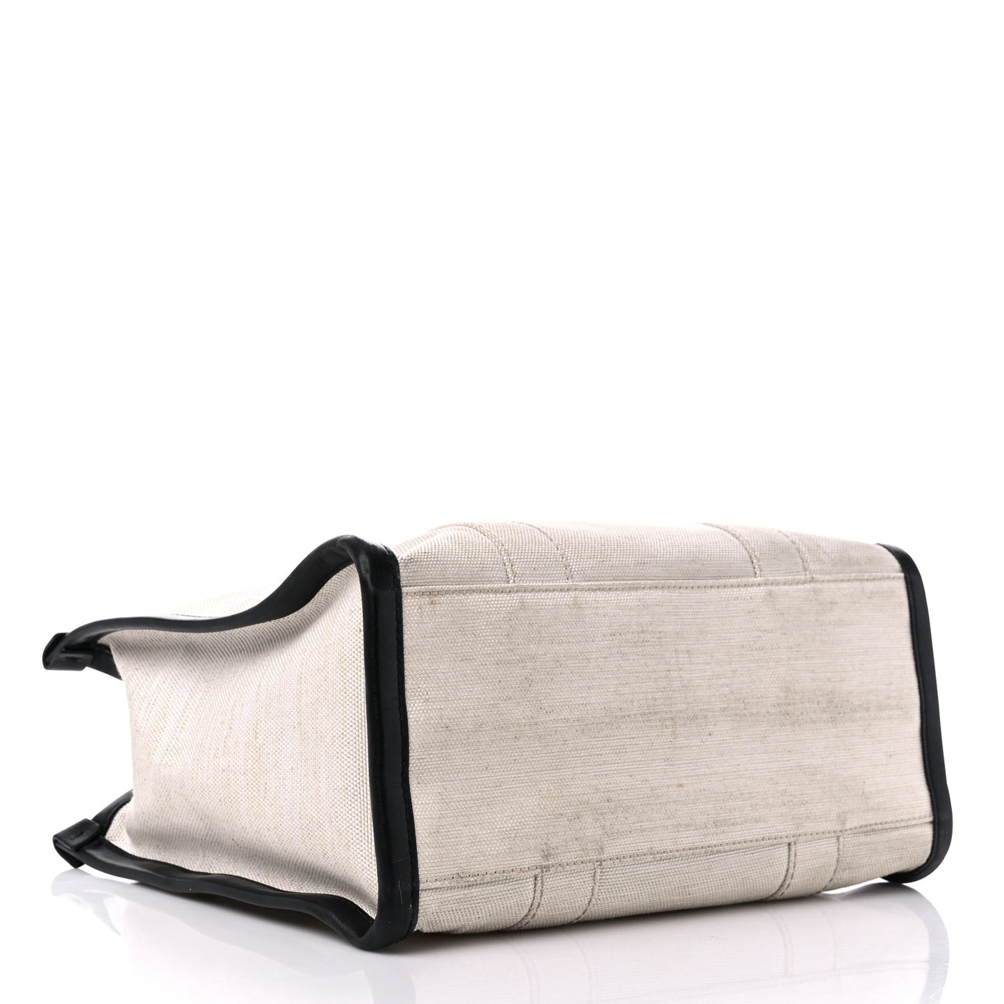 Cotton Canvas Medium The Traveler Tote Bag Beige