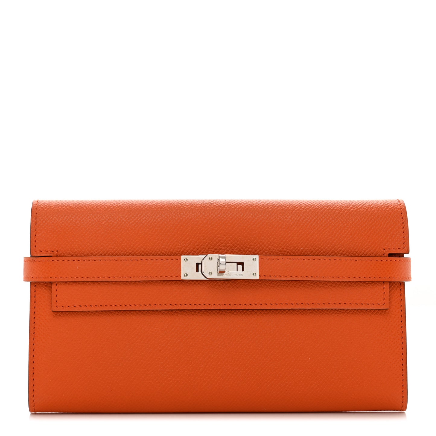 Epsom Kelly Longue Wallet Orange