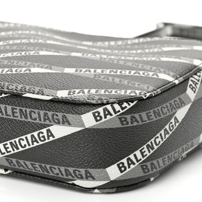 Balenciaga Coated Canvas Losange Monogram S Camera Bag Black Grey 9 of 9