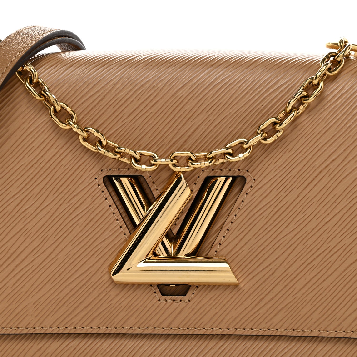 Louis Vuitton Epi Twist Shoulder Bag MM Camel 8 of 10