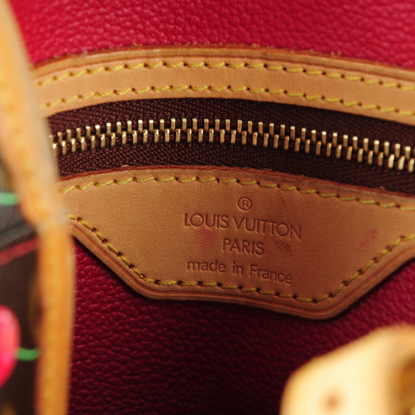 Monogram Cerises Bucket Bag