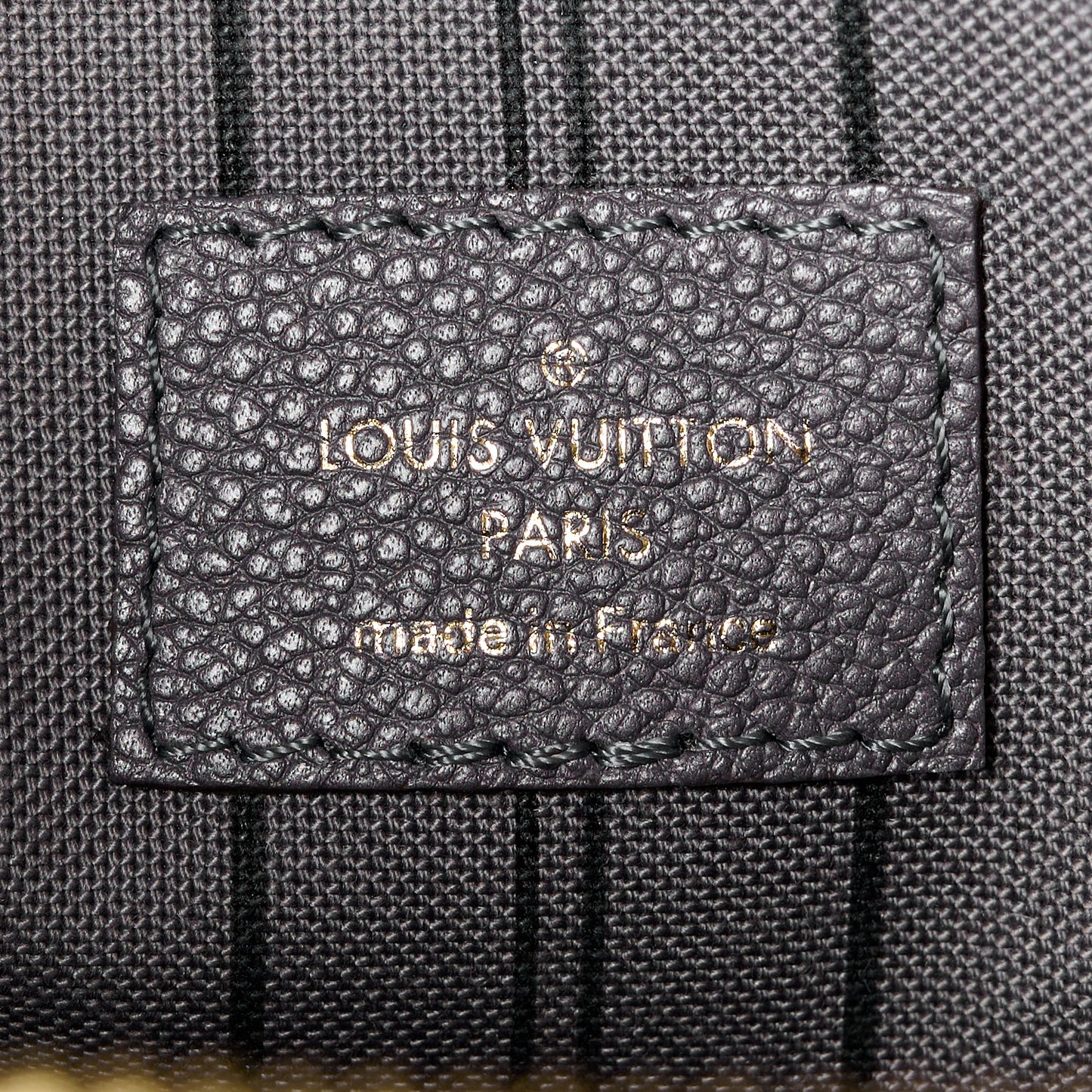 LOUIS VUITTON Empreinte Studded Montaigne BB Gris Silver