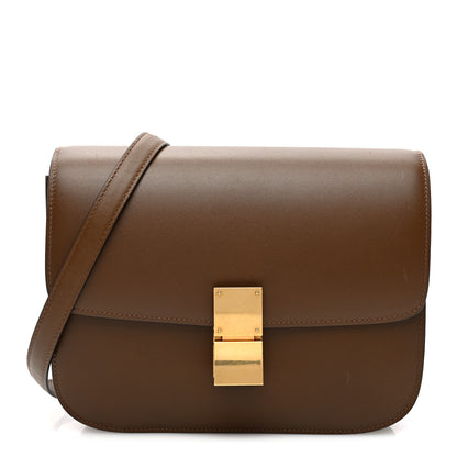 Celine Box Calfskin Medium Classic Box Flap Bag Camel 1 of 9