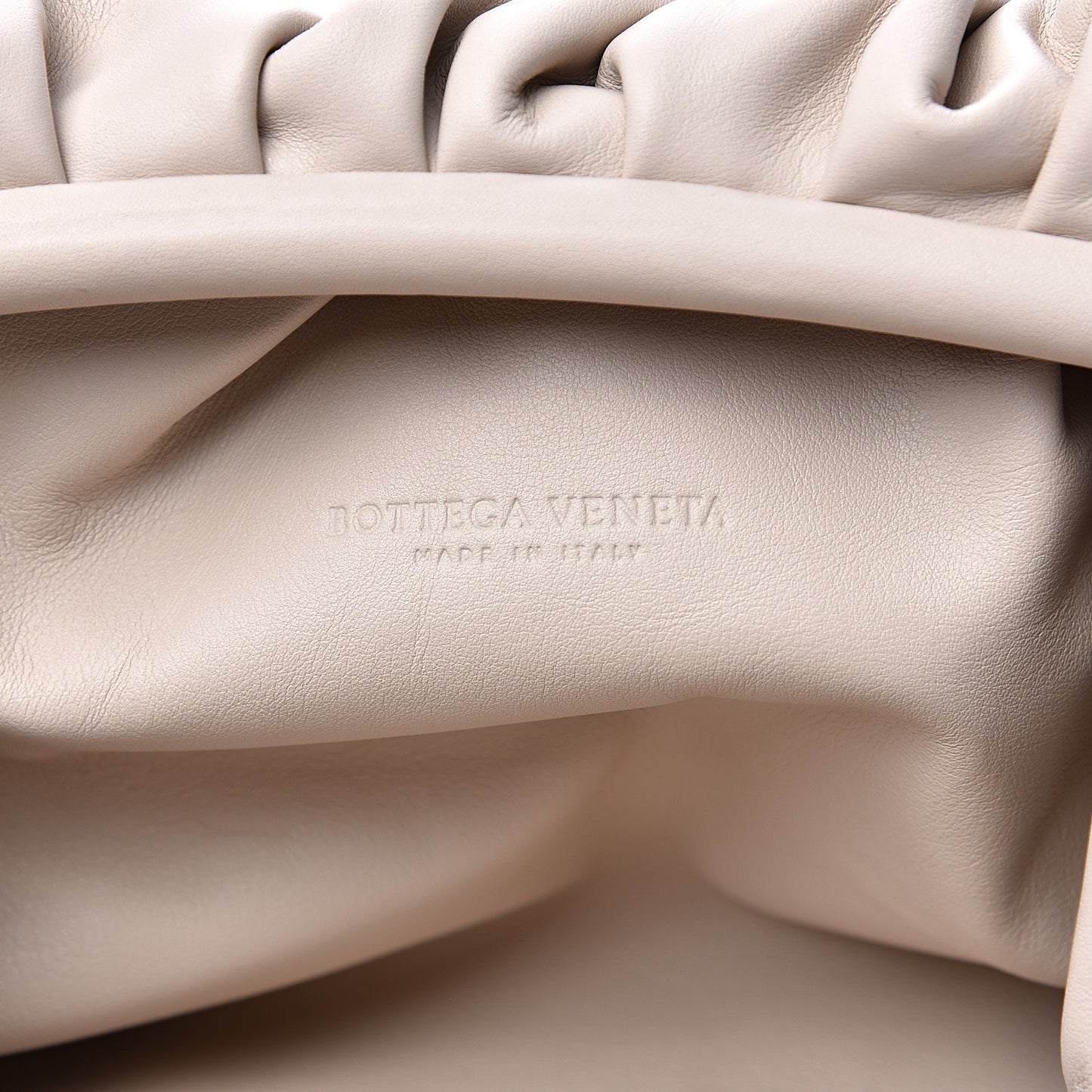 Smooth Butter Calf The Pouch Oversized Clutch Mist