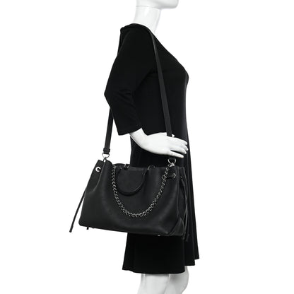 Louis Vuitton LOUIS VUITTON Mahina Bella Tote Black 2 of 9