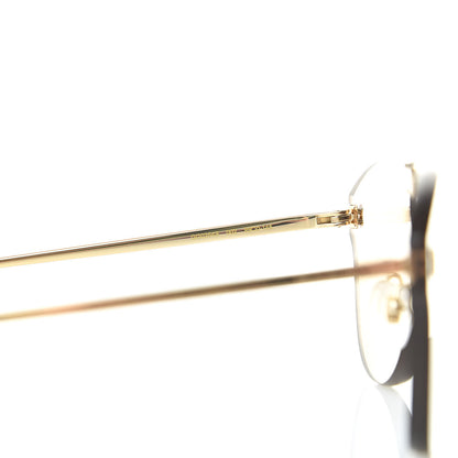 Gucci Rimless Sunglasses GG0354S Gold 5 of 8