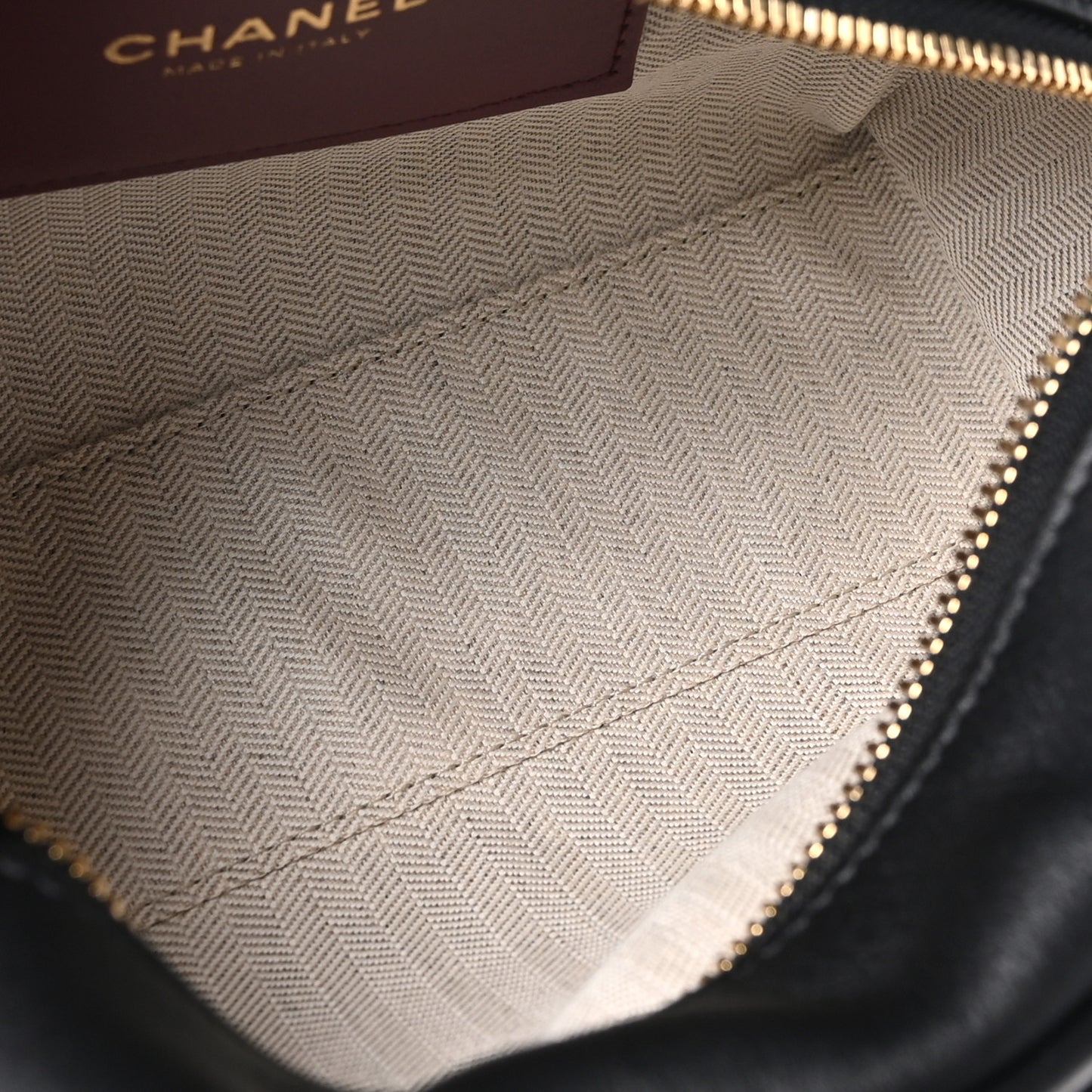 Calfskin Small Perfect Bowling Bag Black