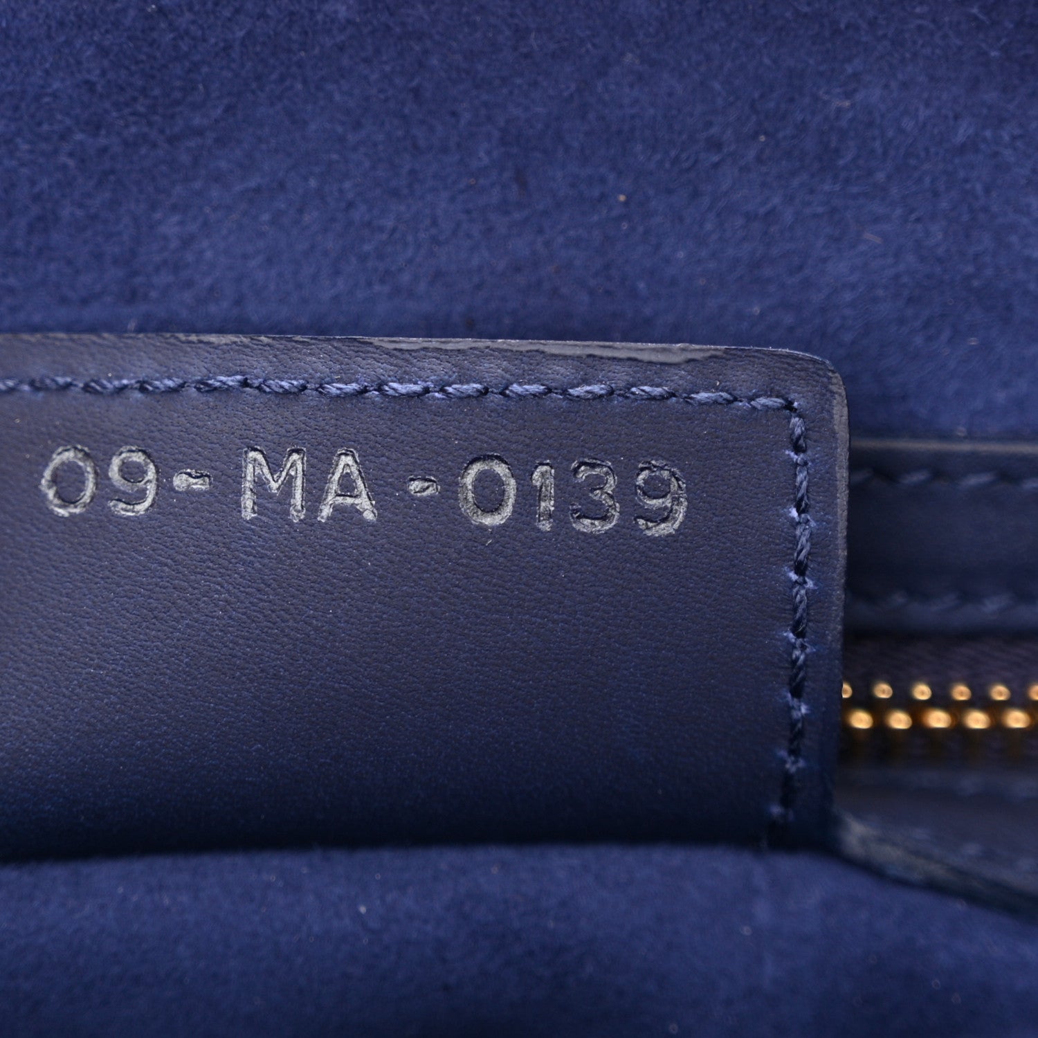 Christian Dior Ultra Matte Calfskin Saddle Bag Blue 7 of 10