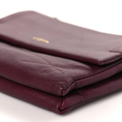 Lanvin Lambskin Quilted Mini Sugar Flap Shoulder Bag Burgundy 8 of 11